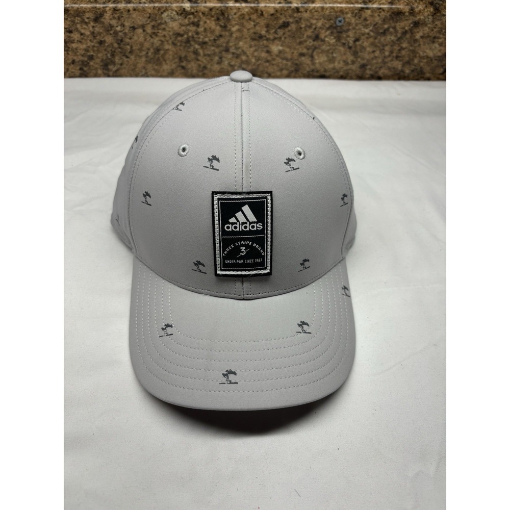 NEW Adidas TP Print Hat Trees Crew Grey Golf Hat/Cap Mens Style‎ GU0697 NWT